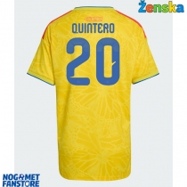 Kolumbija Juan Fernando Quintero #20 Domaci Dres za Ženska SP 2026 Kratak Rukav